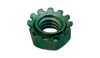 1/4-20 K Lock Nut Zinc Green and Bake-Bolt Demon