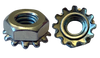 3/8-24 K Lock Nut Zinc and Bake-Bolt Demon