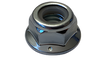 10-32 Nylon Insert Flange Stop Hex Lock Nut Zinc-Bolt Demon