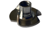 8-32 x 1/4 3 Prong Tee Nut 18-8 Stainless Steel-Bolt Demon