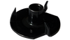 8-32 x 1/4 3 Prong Tee Nut Black Zinc-Bolt Demon
