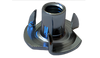 4-40 x 1/8 3 Prong Tee Nut Zinc-Bolt Demon