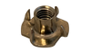 1/4-20 x 7/16 4 Prong Tee Nut 18-8 Stainless Steel-Bolt Demon