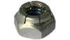3/4-16 Flex Type Hex Lock Nut Thin Height Light Cadmium and Wax-Bolt Demon