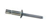 3/16X.062-.437 Prutruding Hd Struct Rivet Steel Sleeve Zinc Clear-Bolt Demon