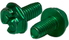 10-32 x 3/8 Combo slot/phil Ind Hexwash Taptite Alternate Thread Roll F/T Zinc Green BakeWax-Bolt Demon