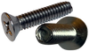 8-32 x 1/2 Phil Flat Taptite Alternative Thread Rolling Screw Fully Thrd 18-8 S/S Pass &Wax-Bolt Demon