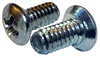 8-32 x 3/8 Phil Oval Undercut Taptite Alternative Thread Roll Screw Full Thrd Zinc & Wax-Bolt Demon