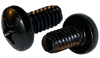 4-40 x 1/4 Phil Pan Taptite Alternative Thread Rolling Screw Full Thread Black Zinc & Wax-Bolt Demon