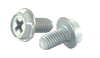 6-32 x 1/4 Phillips Indented Hex Washer Taptite Alternative Fully Threaded Zinc & Wax-Bolt Demon