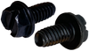 8-32 x 3/8 Slot Ind HexWash Taptite Alternative Thread Roll Screw Fully Thrd Black Oxide & Wax-Bolt Demon