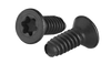 4-40 x 5/16 6-Lobe Flat Taptite Thread Rolling Scrw alternate Fully Thread Black Oxide & Wax-Bolt Demon