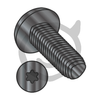 8-32 x 5/16 6-Lobe Pan Taptite Alternative Thread Rolling Screw Fully Thrd Black Oxide & Wax-Bolt Demon
