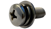 4-40 x 5/16 Phillips Pan Split Lock & Narrow Flat Washer Sems Full Thrd 18-8 Stainless Steel-Bolt Demon