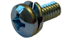 6-32 x 5/16 Phillips Pan Split Lock Washer Sems Fully Threaded Zinc-Bolt Demon