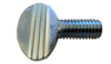 1/4-20 x 5 Thumb Screw Plain Fully Thread Zinc-Bolt Demon