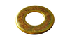 #12 SAE Flat Washer Zinc Yellow-Bolt Demon