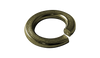3/4 Medium Split Lock Washer Zinc Yellow-Bolt Demon