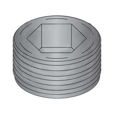 1/4 Flush Seating Socket Pipe Plug Plain-Bolt Demon