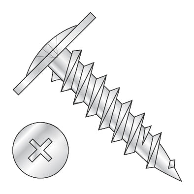 8 x 2 Phillips Modified Truss Head Fine Thread Drywall Screw Fully Threaded Zinc-Bolt Demon