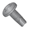 12-24 x 1/2 Phillips Pan Thread Cutting Screw Type 23 Fully Threaded Black Zinc-Bolt Demon