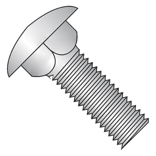 M10-1.5 x 30 Metric DIN 603 Carriage Bolt Full Thread A4 Stainless Steel-Bolt Demon