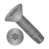 10-24 x 1 1/4 Six Lobe Flat Floor Board Screw Type F Black Phosphate-Bolt Demon