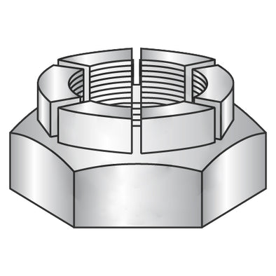 5/8-11 Flex Type Hex Lock Nut Thin Height Heavy Hex Cadmium and Wax-Bolt Demon