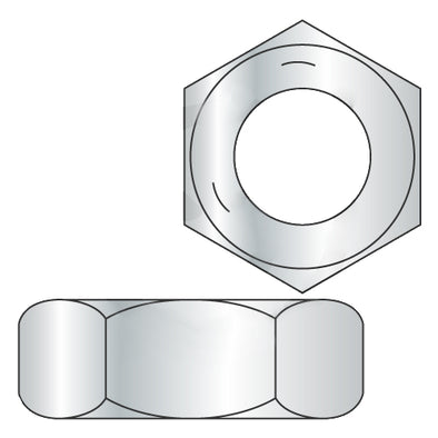 1/2-20 Hex Jam Nut Grade 5 Zinc-Bolt Demon