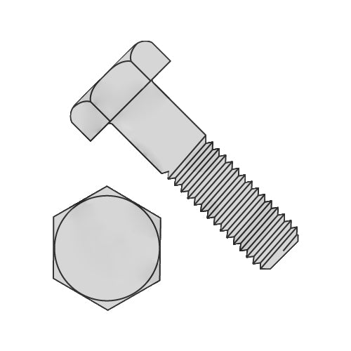 5/8-11 x 2 1/4 Hex Machine Bolt Galvanized Hot Dip Galvanized-Bolt Demon