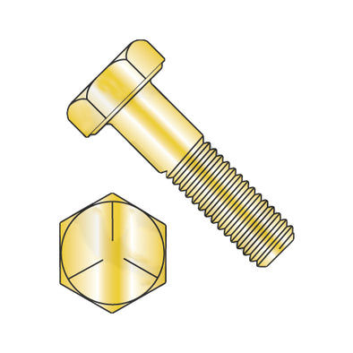 1/2-20 x 1 1/2 MS90726 Military Hex Head Cap Screw Fine Thread Cadmium Yellow Grade 5 DFAR-Bolt Demon