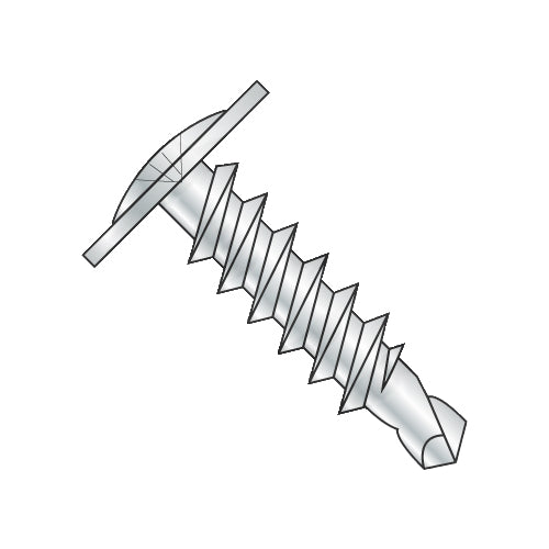 6-20 x 5/8 Phillips Modified Truss head Self Drilling Screw Full Thread Zinc-Bolt Demon