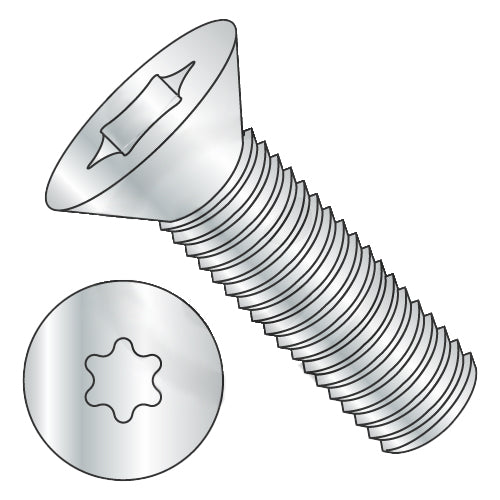 M3-0.5 x 30 ISO14581 Metric 6-Lobe Flat Machine Screw Full Thd Class8.8 Heat Treat Zinc ROHS-Bolt Demon