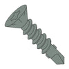 8-18 x 1 5/8 Phillips Flat with Nibs and Wings Self Drill Screw Full Thread Ceramic Green-Bolt Demon