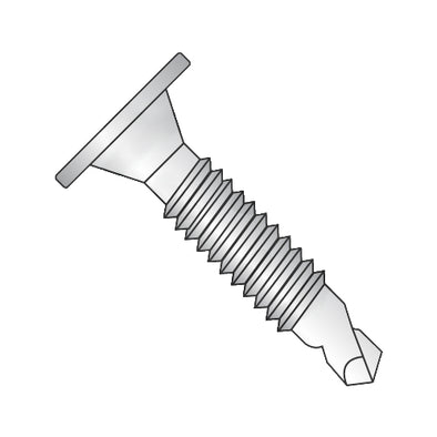 1/4-20 x 3/4 Phil Wafer Head #3 Point Self Drill Scr Mach Scr Thd Full Th 410 Stainless Steel-Bolt Demon