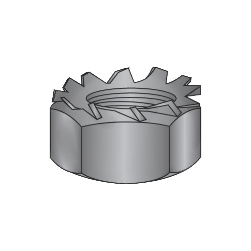 6-32 K Lock Nut 18-8 Stainless Steel Black Oxide and Oil-Bolt Demon