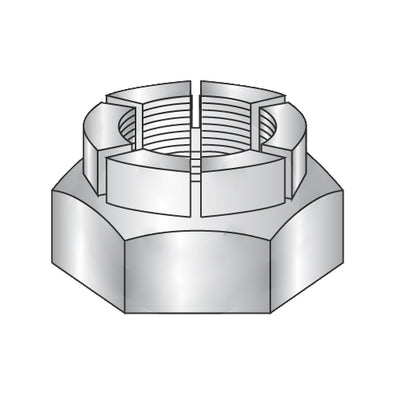 1/2-13 Flex Type Hex Lock Nut Thin Height Light Cadmium and Wax-Bolt Demon