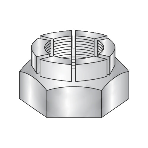 1/2-13 Flex Type Hex Lock Nut Thin Height Light Cadmium and Wax-Bolt Demon