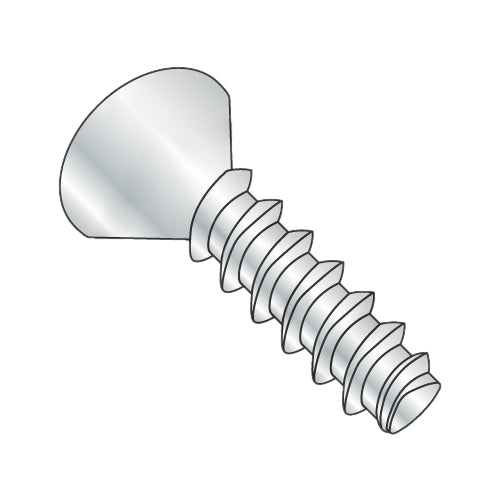4-20 x 5/16 Phillips Flat Plastite Alternative 48-2 Fully Threaded Zinc And Wax-Bolt Demon