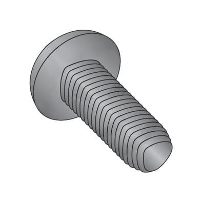 6-32 x 1/2 Phil Pan Taptite Alternative Thread Rolling Screw Fully Thread Black Oxide & Wax-Bolt Demon