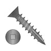 6-13 x 3/4 Flat Head Nibbed Square Drive Deep Thread Wood Screw Type 17 Full Thrd Black Ox-Bolt Demon