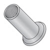 M8 x 1.25 x 7.00 Metric Flat Head Rivet Nut Aluminum Cleaned and Polished Non-Ribbed-Bolt Demon