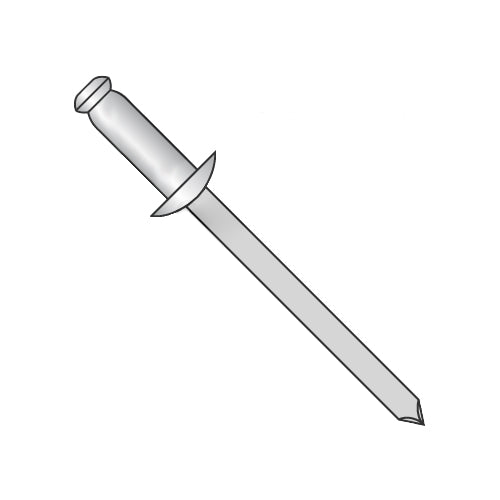 1/8 x .02-.06 Aluminum Rivet with Steel Mandrel-Bolt Demon