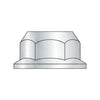 M8-1.25 DIN6923 Metric Class 10 Hex Flange Nut Non Serrated Zinc Bake RoHS-Bolt Demon