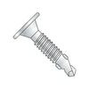 10-24 x 1 7/16 Phillips Wafer Head Number 3 Point F/T Self Drilling Screw with Wings Zinc-Bolt Demon