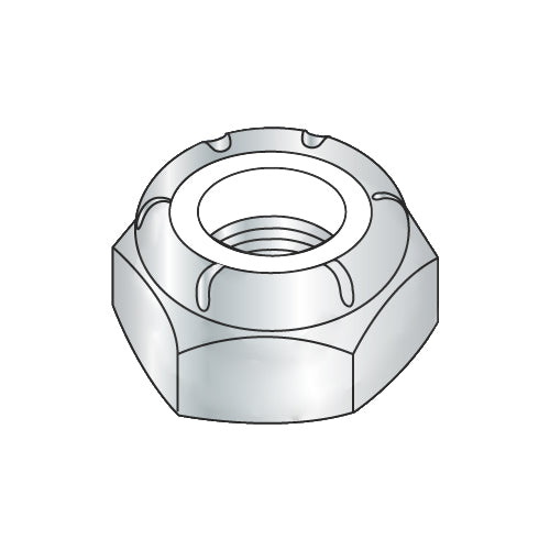 2-56 NTM Thin Pattern Nylon Insert Hex Lock Nut Zinc-Bolt Demon