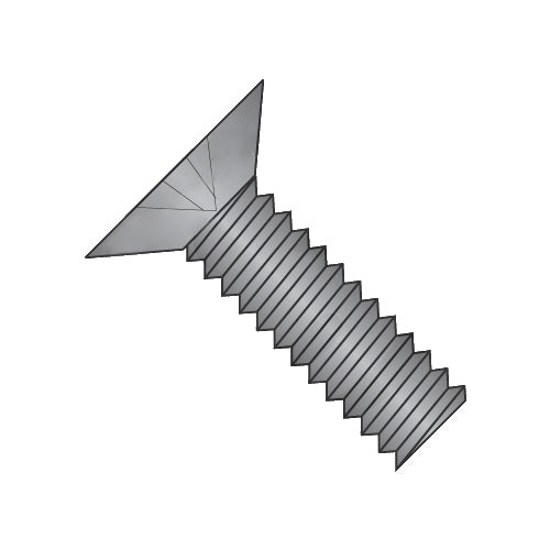 6-32 x 1/2 MS24693-B Phillips Flat 100 Degree F/T Machine Screws 300 Series SS Black Oxide DFAR-Bolt Demon