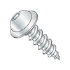 8-15 x 1/2 Six Lobe Round Washer Self Tapping Screw Type A Fully Threaded Zinc-Bolt Demon