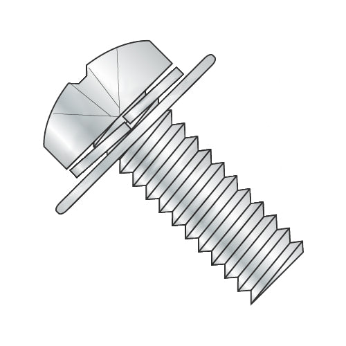 M6 x 20W12.5 JIS B1188 Phil Pan Split Washer Flat Washer Sems M/S Zinc-Bolt Demon