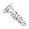 8-18 x 1/2 Square Drive Flat Head Fully Threaded Self Drilling Screw Zinc & Bake-Bolt Demon